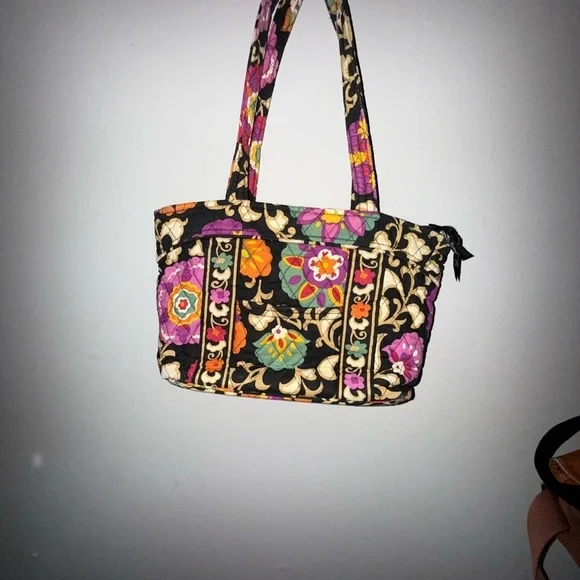 Vera Bradley Floral Patterned Tote Bag - Picture 1 of 4